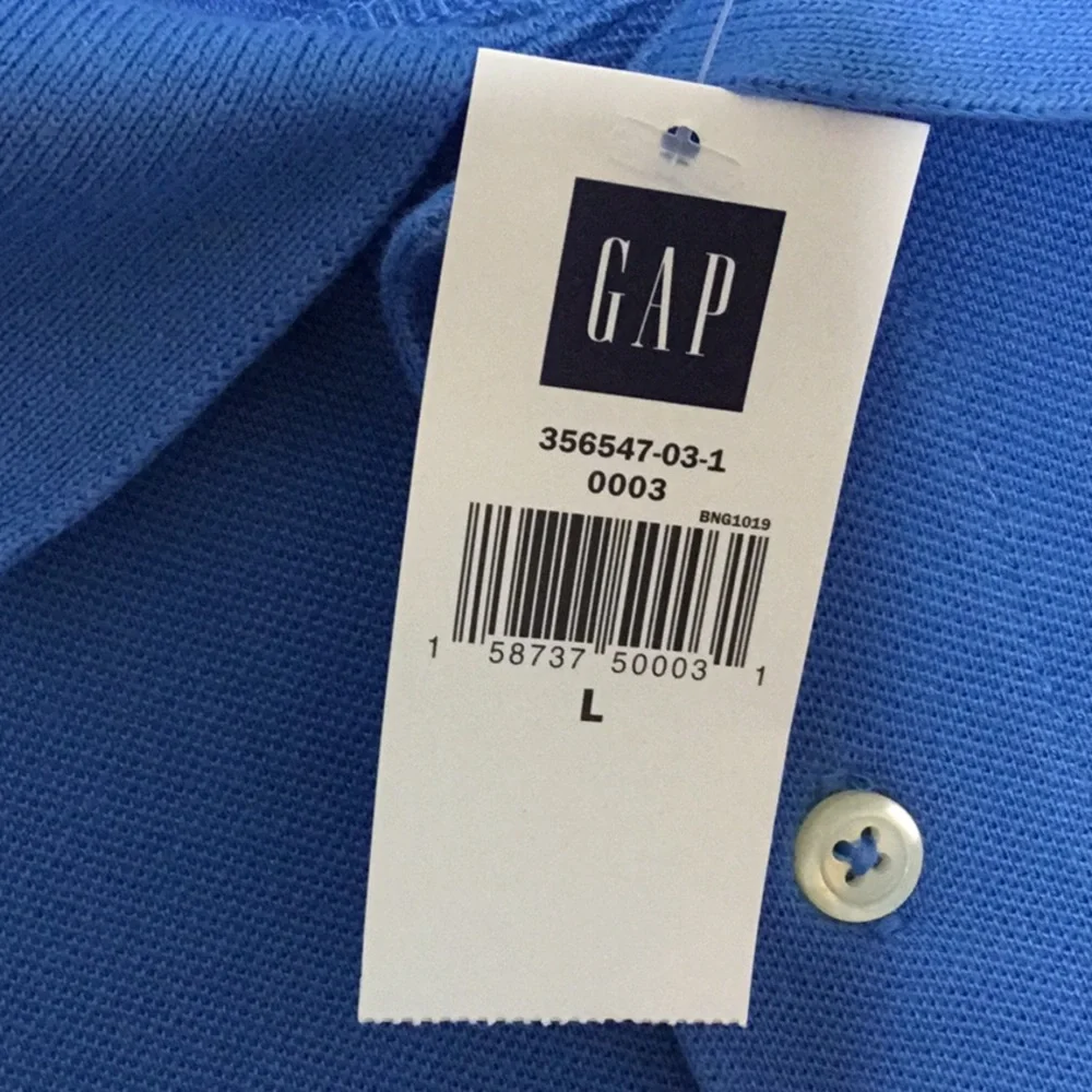 New Mens Gap Pique Polo Shirt - Picture 4 of 5